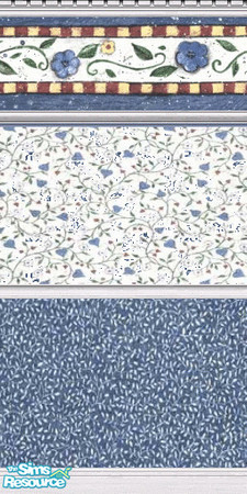 Sims 2 — Blue Flowers by PiaNouka — Blue Flowers by PiaNouka