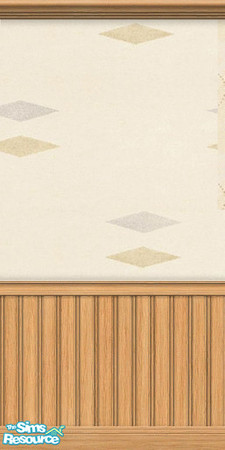 Sims 2 — Arcade by Snowbelle — A set of beige walls featuring different patterns. Will be available in other colours