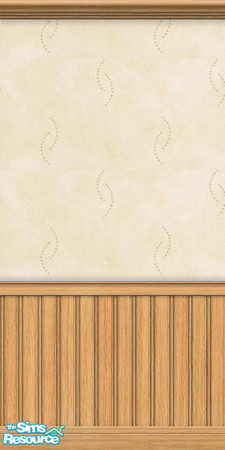 Sims 2 — Arcade by Snowbelle — A set of beige walls featuring different patterns. Will be available in other colours