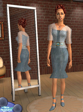Sims 2 — Blue Suede by sa72tigger — go to meshes then to fashion then to female and it is the second mesh. enjoy