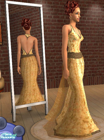 Sims 2 — Flowers and Gold by sa72tigger — this is a beautiful mesh of chriko's you have to check this whole site out