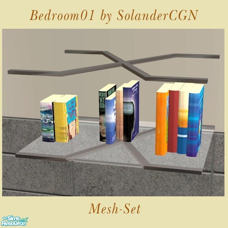 Sims 2 — Bedroom01 - Connector 3 by SolanderCGN — Connector 3 as part of my first bedroom set. May be placed in any