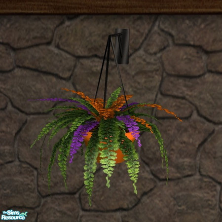 Sims 2 — Fire Fern Multi Colored [Recolor] by Dr Pixel — Recolor for the Fire Fern