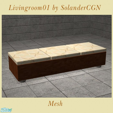 Sims 2 — Livingroom01 - Sofa by SolanderCGN — Sofa as part of my first livingroom set. 