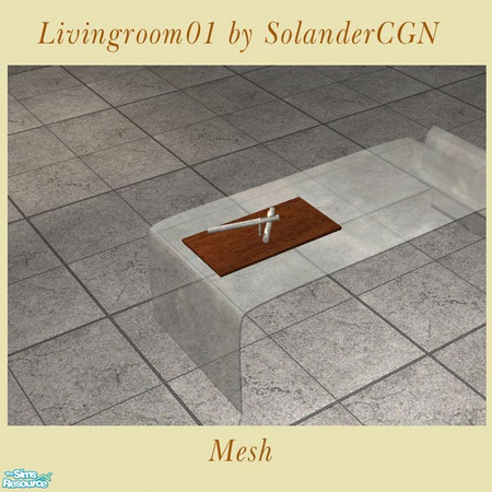 Sims 2 — Livingroom01 - Candle by SolanderCGN — Candle as part of my first livingroom set. 