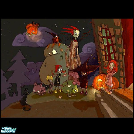 Sims 2 — Halloween Rugs by oldmember_luckykenvier19male — The rugs were made by kenneth, and these rugs are made for