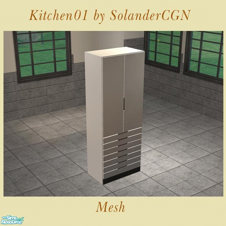 Sims 2 — Kitchen01 by SolanderCGN - Cabinet by SolanderCGN — Large cabinet as part of my first kitchen set. This object
