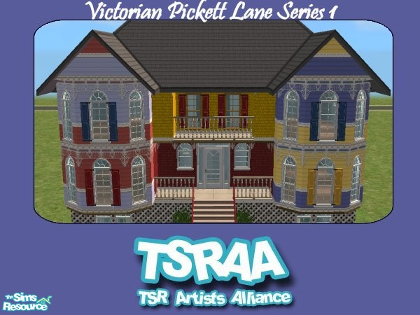Sims 2 — Victorian Pickett Lane Series 1 by c_literati — shtinky00 was very kind to permit me to recolor her Pickett Lane