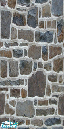 Sims 2 — Field Stone Wall by Shakeshaft — A nice looking stone wall. ** TSRAA Member **