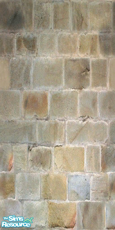 Sims 2 — Colours Stone Wall by Shakeshaft — A stone wall with subtle colours. ** TSRAA Member **