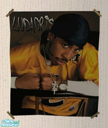 Sims 2 — Ludacris Poster by ShortyBoo — A Ludacris poster. Recolor of the "Civic Idol" poster.