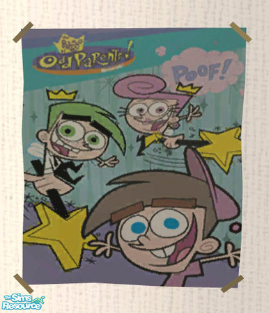 Sims 2 — Fairly Odd-Parents Poster by ShortyBoo — A Fairly Odd-Parents poster. Recolor of the "Civic Idol"