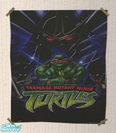 Sims 2 — Ninja Turtles Poster 01 by ShortyBoo — A Teenage Mutant Ninja Turtles poster. Recolor of the "Civic