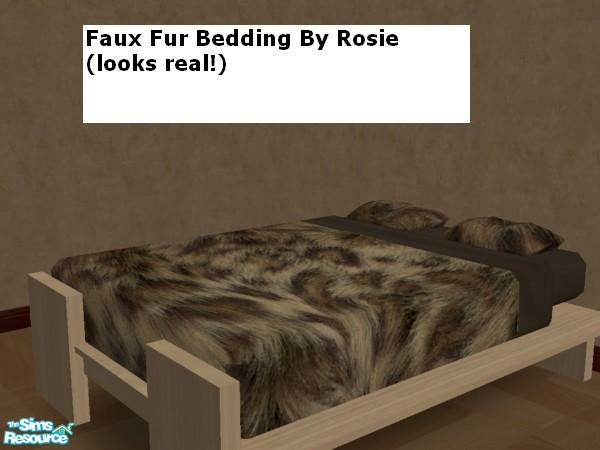 Sims 2 — Faux Fur Bedding by pinkmonkies2003 — This my faux fur bedding and it looks real in the game. :) enjoy