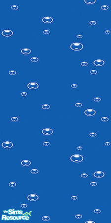 Sims 2 — Bubbles Blue by Shakeshaft — A wall full of bubbles...** TSRAA member **