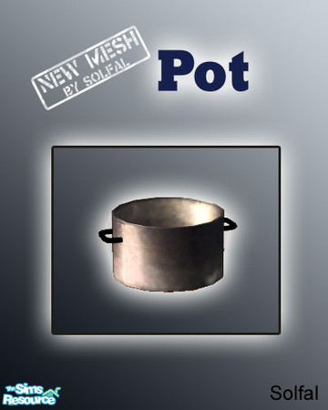 Sims 2 — Pot by solfal — Decorative object