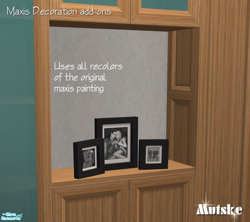 Sims 2 — Decoration Painting 02 by Mutske — Placeable on tables and my empty bookcases.
