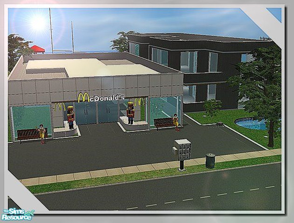 Sims 2 — Apartments With McDonalds by kissme87 — Apartments With McDonalds. 4 apartments units cost 1.175-1.244$. Hope