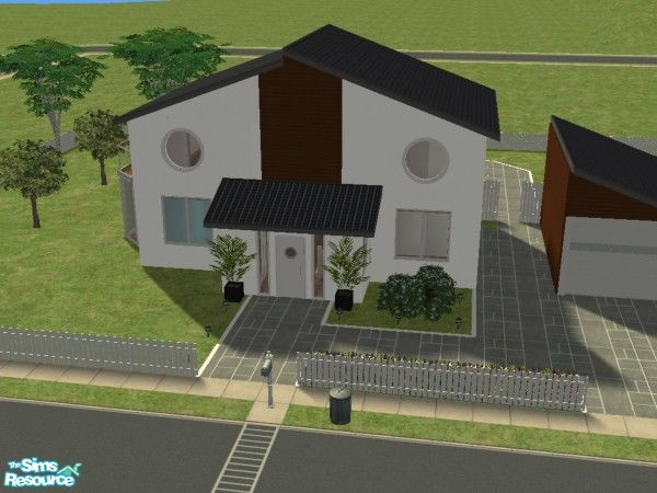 Sims 2 — No 957 by gozig86 — This is a modern 2 story house for your sim family. It is very cosy and alot of space.