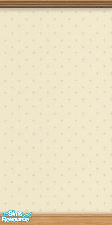 Sims 2 — Spring Flower by Snowbelle — A set of walls featuring a pink and cream floral design.