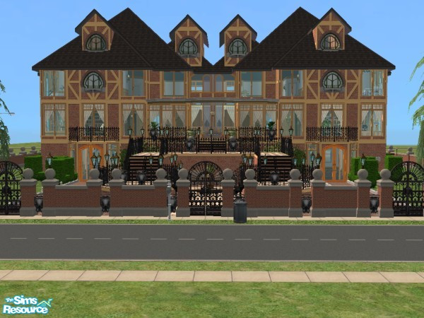 Sims 2 — Brandywine Estates by swmeek — This is another lot of my making. features a full walk out basement,pool,custom