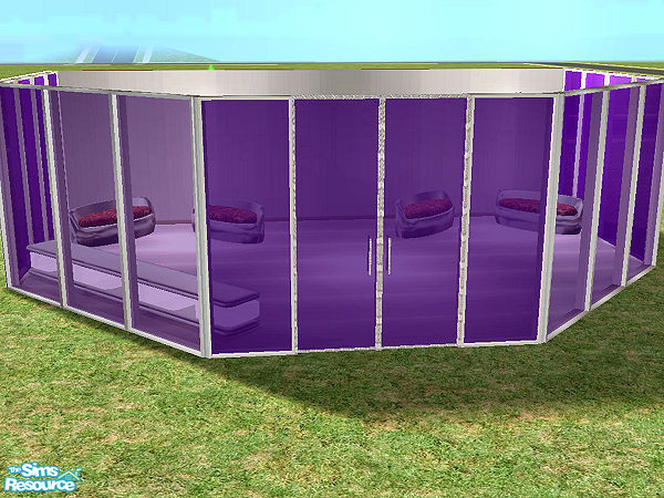 Sims 2 — Helios Door - silver frame by chrissy6930 — UPDATED 09-18: Windkeeper's Helios Doors and Windows set recolored