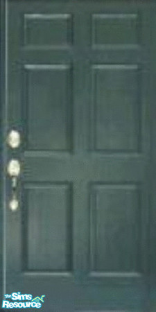 Sims 2 — green door by oldmember_topmodele — bade by topmodele @ tsr