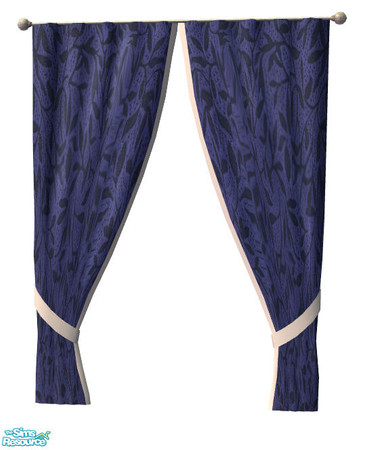 Sims 2 — More Curtains, please! #29 by Sophel21 — patterned fabric recolors of the awesome mesh by Shino&KCR (PB