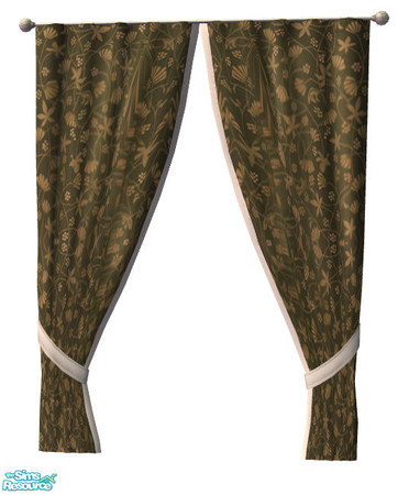 Sims 2 — More Curtains, please! #29 by Sophel21 — patterned fabric recolors of the awesome mesh by Shino&KCR (PB