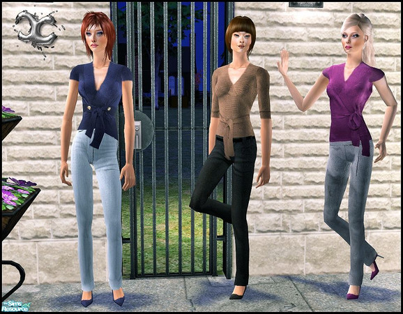 Sims 2 — Very Normal Woman by cippa1982 — 3 outfits for your simladies!