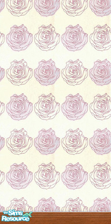 Sims 2 — Roses by Snowbelle — Floral Motif, designed by Snowbelle. 