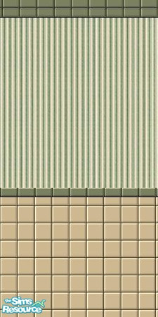 Sims 2 — Ashton Boys Bathroom Wall by Henwen — A more masculine bathroom wall. Made by Henwen.