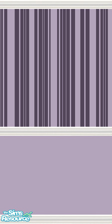 Sims 2 — Purple Stripe Wall 5 by Girl-from-mars — Set contains 7 matching walls that tile perfectly with each other.