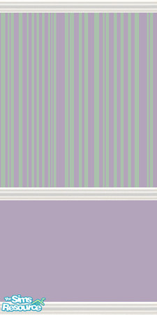 Sims 2 — Mint and Lilac 4 by Girl-from-mars — Set contains 7 matching walls that tile perfectly with each other.