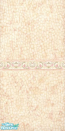 Sims 2 — cb's Mosaic (ver.1) - Middle by oldmember_carebear71 — This wall was meticulously hand crafted, and mass