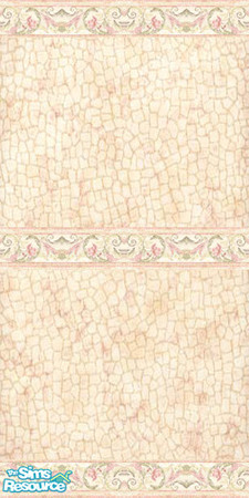 Sims 2 — cb's Mosaic (ver.1) -  All by oldmember_carebear71 — This wall was meticulously hand crafted, and mass produced