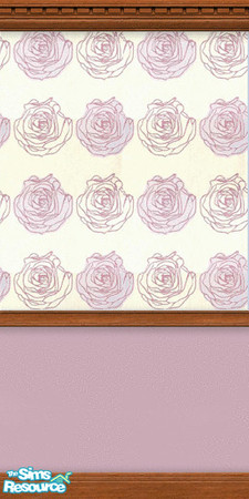 Sims 2 — Roses by Snowbelle — Floral Motif, designed by Snowbelle. 
