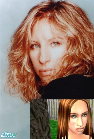 Sims 2 — Barbara Streisand by rubytuesday2003 — She was created by accident! Hair (not included) located here by Fuzzb