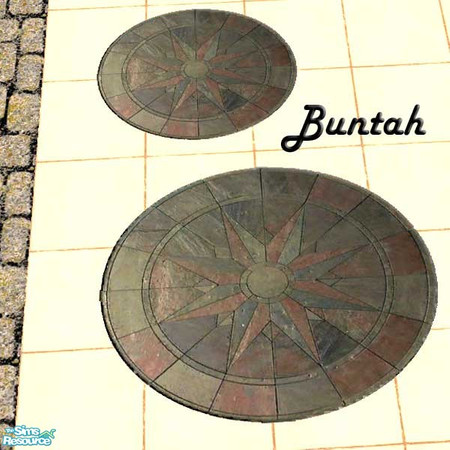 Sims 2 — Mosaic Tiles for Trey7 by buntah — Trey79nc sent me these mosaic patterns and asked me to make a set of floor