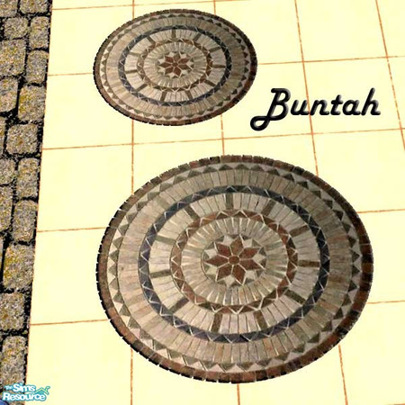 Sims 2 — Mosaic Tiles for Trey4 by buntah — Trey79nc sent me these mosaic patterns and asked me to make a set of floor