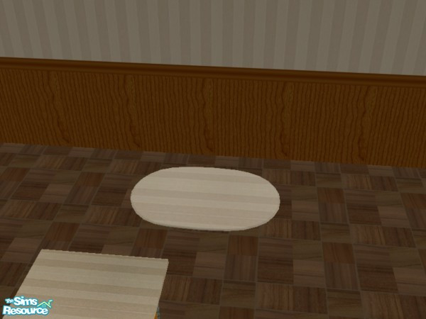 Sims 2 — Cream and Oak Kitchen braided rug by ead425 — set includes: 1wall 13 items, counter & island - university