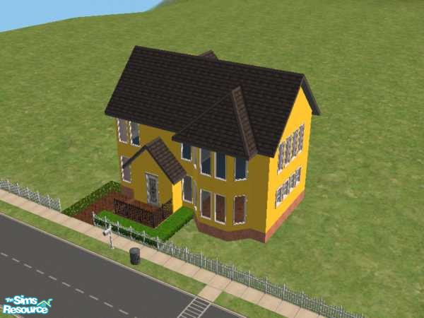 Sims 2 — Sassy Starter by BlouKappie — A beautiful starter, a bit on the expensive side. This house features two floors,