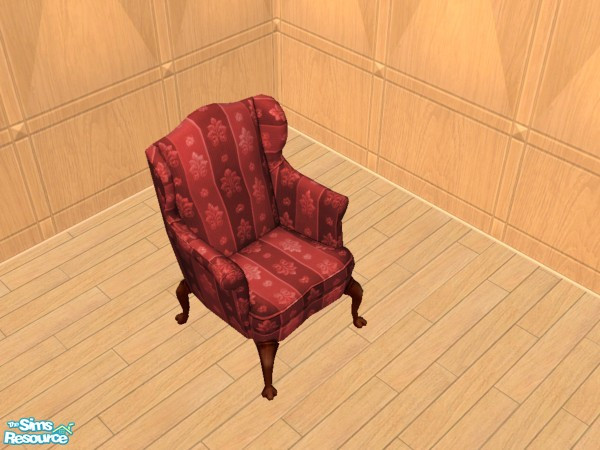 Sims 2 — 15 Luxiary King Armchairs by cosmikchyc — Made to match the Maxis red Luxuriare Loveseats.