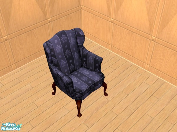 Sims 2 — 15 Luxiary King Armchairs by cosmikchyc — Made to match the Maxis blue Luxuriare Loveseats.