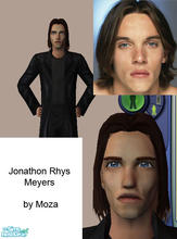 Sims 2 — Jonathon Rhys Meyers by Moza — UK actor, from the film Velvet Goldmine and BBC series Gormenghast amongst other