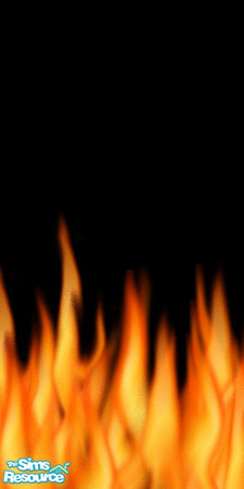 Sims 2 — Touch My Fire by Gina Nield — Any firey sim will loved this wall covering. Ps. If put to close to furniture it
