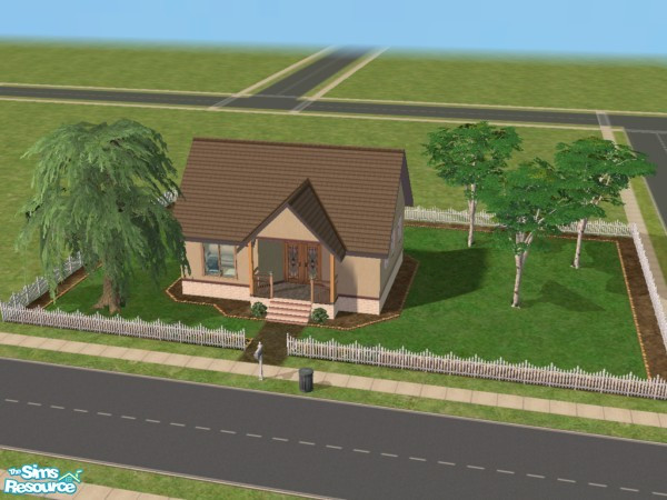 Sims 2 — 102 Oceanpoint Drive by Trillian — My first Sims 2 creation on TSR, this house is a small, furnished, partially