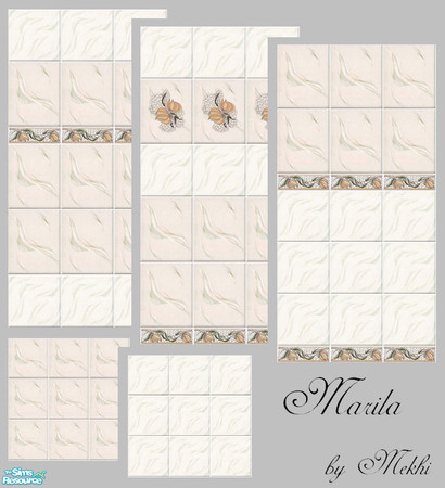 Sims 2 — Marila by Mekhi — Tiled walls and floors for your sims' homes. Enjoy!