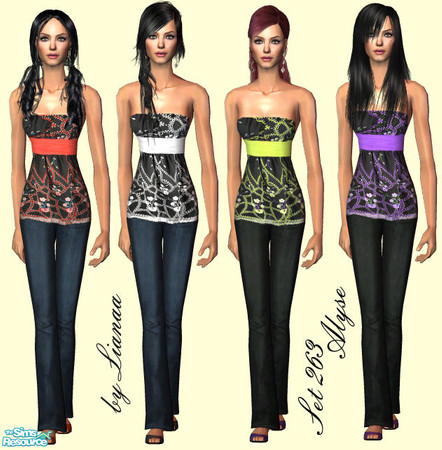 Sims 2 — Set 263 Alyse by Lianaa by Lianaa — Set 263 Alyse by Lianaa