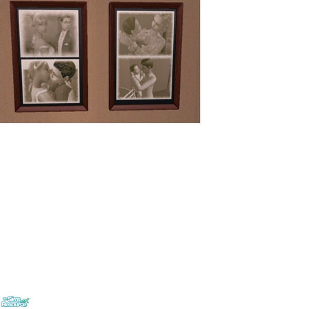Sims 2 — Family Picture Wedding & Baby by freescarlett — This set of two frames shows some lovely photos of a nice